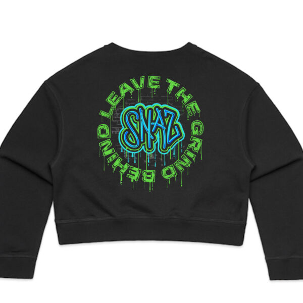 SNAZ - Graph - Wo's Crop Sweater Thumbnail