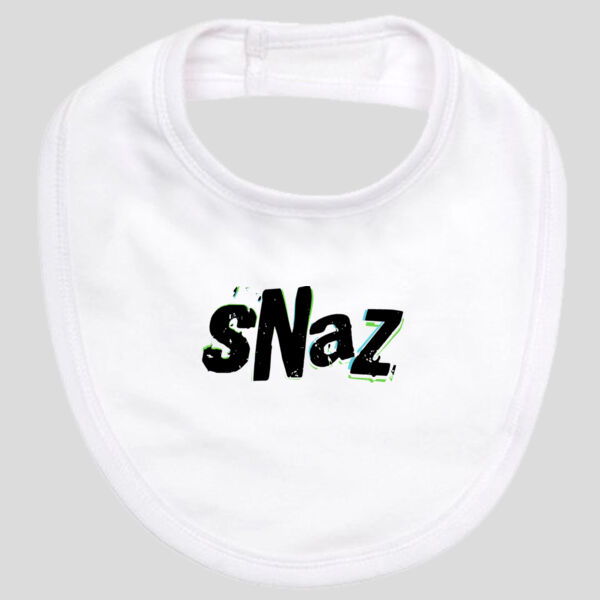 SNAZ - Clock - Small Baby Bib Thumbnail