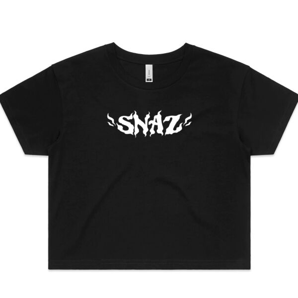SNAZ - Blue Lamp - Wo's Crop T-shirt Thumbnail