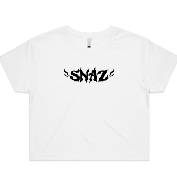 SNAZ - Blue Lamp - Wo's Crop T-shirt Thumbnail