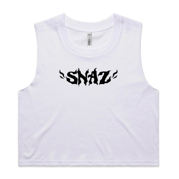 SNAZ - Blue Lamp - Wo's Crop Tank Thumbnail
