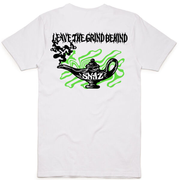 SNAZ - Green Lamp - Adult Organic Slimfit T-shirt Thumbnail