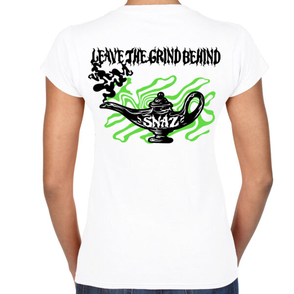 SNAZ - Green Lamp - Wo's V-Neck T-shirt Thumbnail