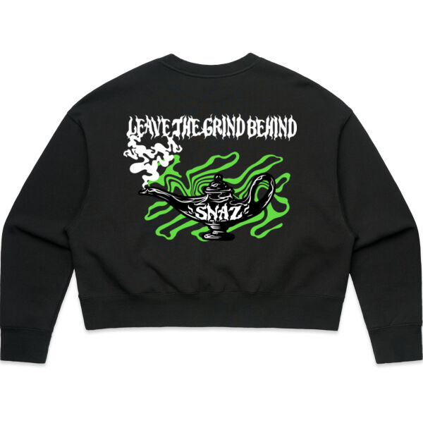 SNAZ - Green Lamp - Wo's Oversize Sweater Thumbnail