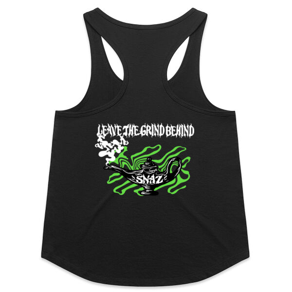 SNAZ - Green Lamp - Wo's Active Racer Back Thumbnail