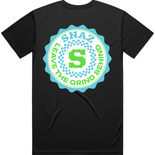 SNAZ - Green Blocks - Adult Active T-shirt Thumbnail