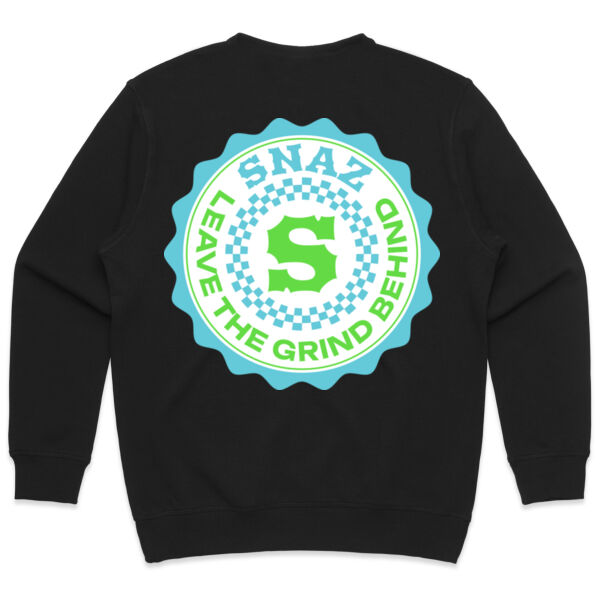 SNAZ - Green Blocks - Wo's Oversize Sweater Thumbnail