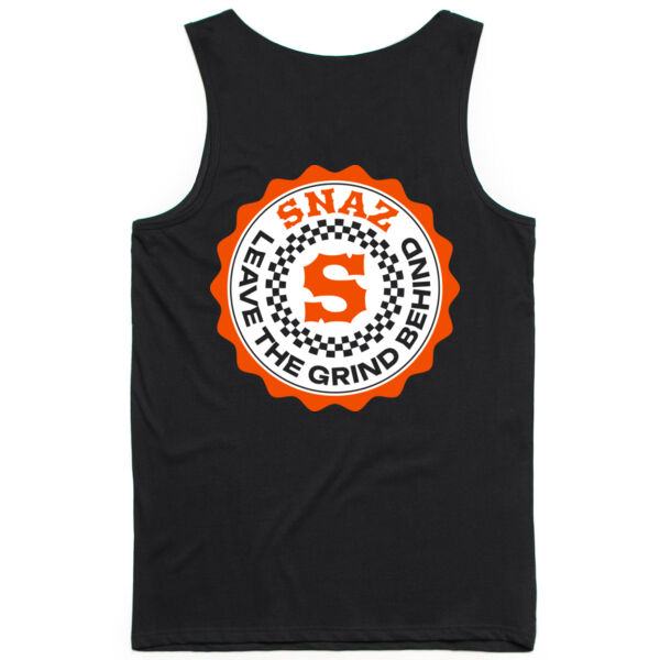 SNAZ - Orange Blocks - Adult Singlet Thumbnail