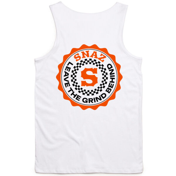 SNAZ - Orange Blocks - Adult Singlet Thumbnail