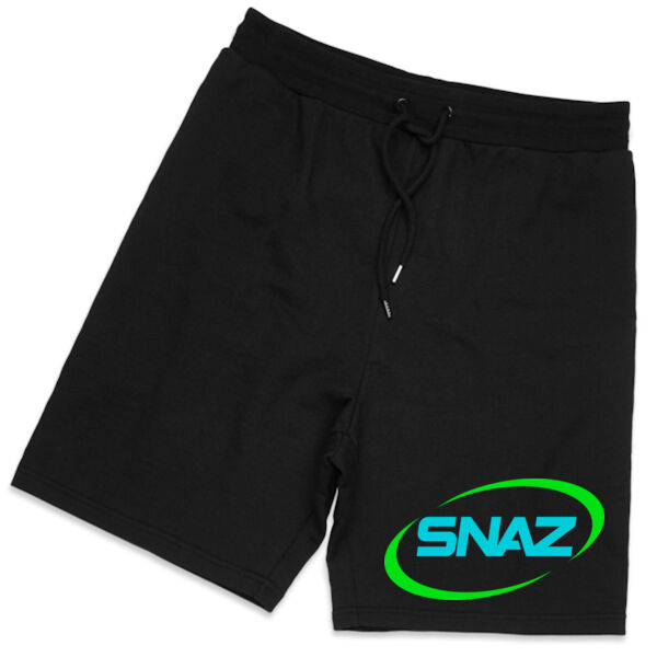 SNAZ - Logo Aqua - Adult Fleece Shorts Thumbnail