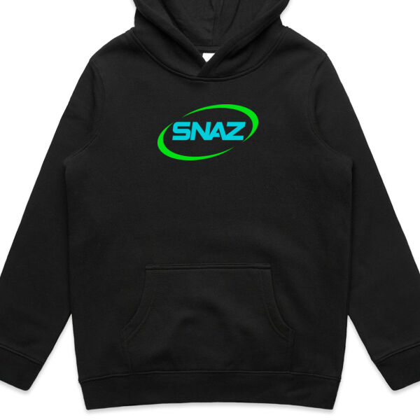 SNAZ - Logo Aqua - Kids/Youth Fleece Hoodie Thumbnail