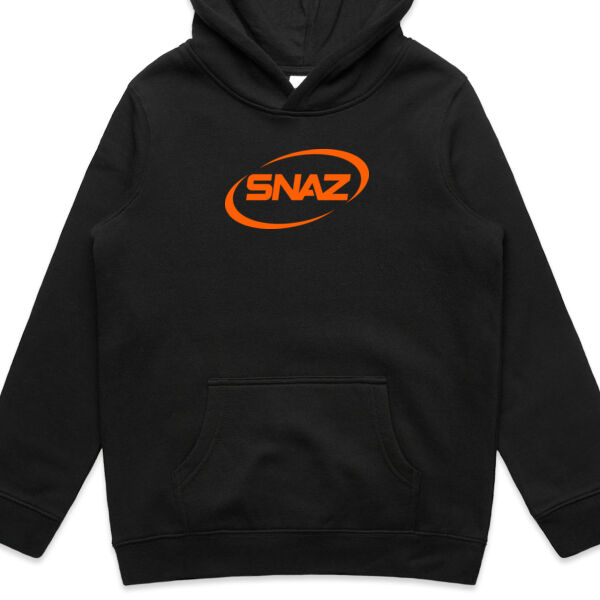 SNAZ - Logo Orange - Kids/Youth Fleece Hoodie Thumbnail