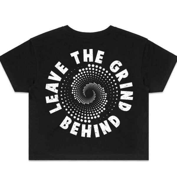 SNAZ - Swirl - Wo's Crop T-shirt Thumbnail