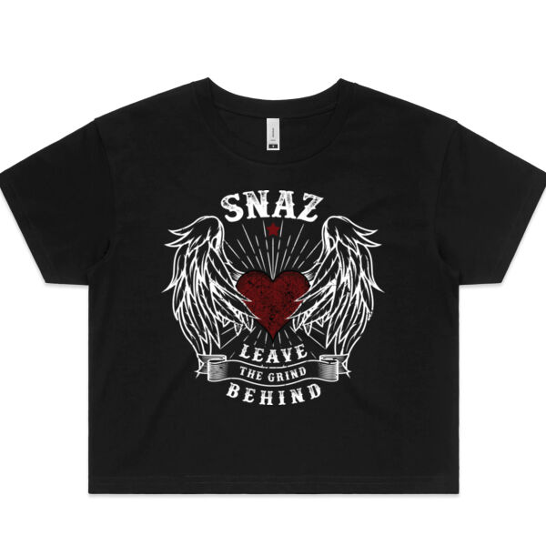 SNAZ - Wings - Wo's Crop T-shirt Thumbnail