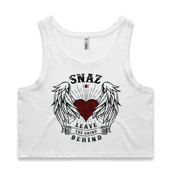 SNAZ - Wings - Wo's Crop Singlet Thumbnail